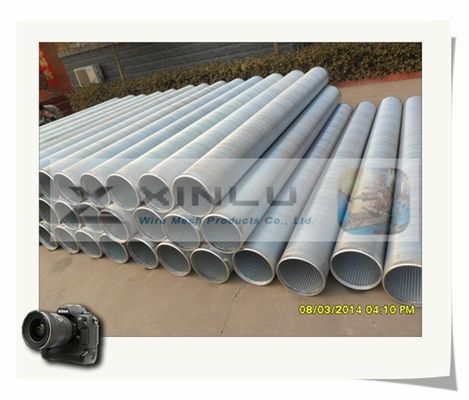 30 - 3000 Micron Filter Wedge Wire Screen Pipe V Wire Galvanized Carbon Steel Pipe