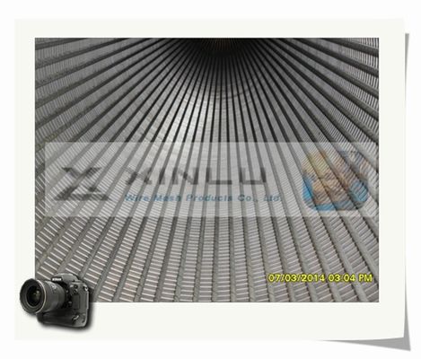 Tubo envuelto alambre del filtro para pozos del agua 450 PSI que conservan en vinagre el polaco electrolítico