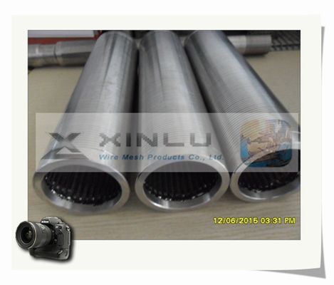 Tubo del filtro para pozos del agua del control de la arena tubo anti de la corrosión del grueso de 5 - de 11m m