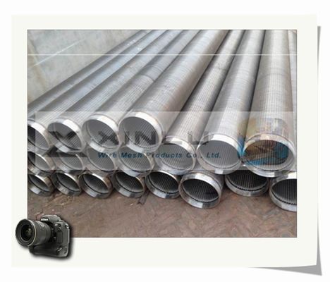 Corrosión anti de Johnson Water Well Screen Pipe del alambre de V 8 pulgadas 10 pulgadas