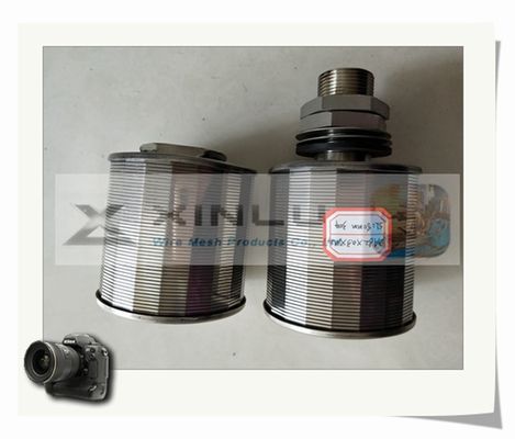 El filtro de agua del tamiz del DN 82m m equipa con inyector a Johnson Stainless Steel Double Head