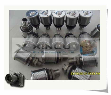 1,5 el alambre de Ton Sand Water Filter Nozzles envolvió la ranura 57m m DN de 0.2m m