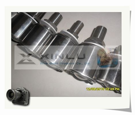 1,5 el alambre de Ton Sand Water Filter Nozzles envolvió la ranura 57m m DN de 0.2m m