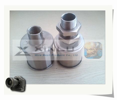 El filtro de agua de acero inoxidable equipa con inyector M24 envuelto roscó a 1 Ton Flow Rate