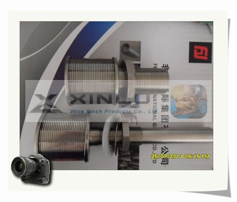 El filtro de agua de acero inoxidable equipa con inyector M24 envuelto roscó a 1 Ton Flow Rate