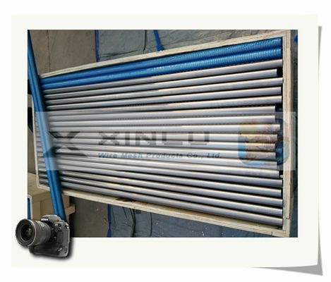 Tubo de acero ranurado continuo del moho anti de Johnson Wedge Wire Screen Pipe