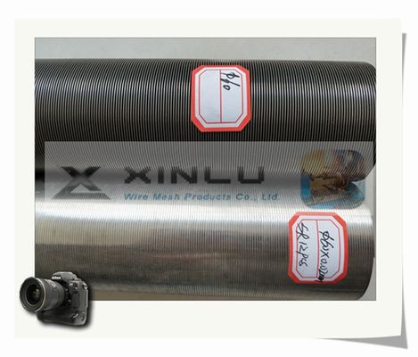 Tubo SS201 de la pantalla de alambre de la cuña del pozo de agua diámetro de 80m m - de 500m m