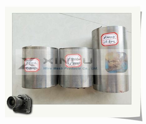 Tubo de la pantalla de alambre de la precisión V tubo soldado con autógena de acero inoxidable no magnético de 25 - de 300m m