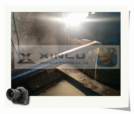El alambre del tubo del filtro para pozos del agua del filtro envolvió el tubo del tamiz de la forma de V de SS304L