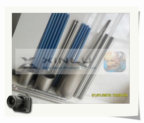 El alambre del tubo del filtro para pozos del agua del filtro envolvió el tubo del tamiz de la forma de V de SS304L