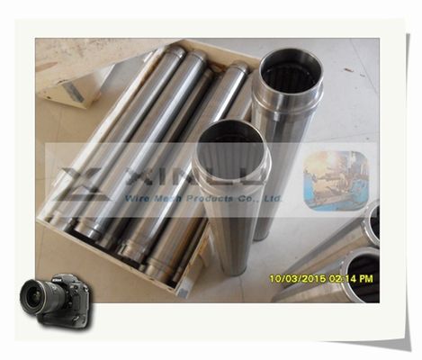 filtro anti Johnson Screen Pipe del motor de la corrosión del tubo del alambre de la cuña de 95m m