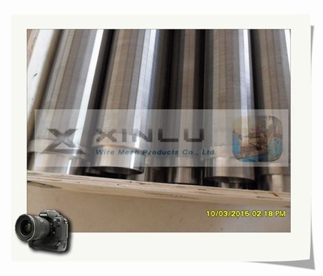 Tubo roscado de acero inoxidable de Johnson Rust Resistant Pipe SS321 316 para el filtro de la bomba