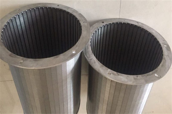 La pantalla de alambre líquida de la cuña instala tubos el elemento filtrante de acero inoxidable 304 316