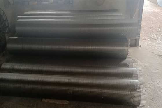 El tubo de forma de V de la pantalla de alambre de la cuña de 219m m soldó con autógena todo la tubería redonda de acero inoxidable 304