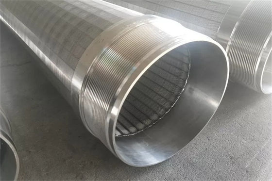 Malla de pulido de la pantalla de filtro de agua tamiz del alambre de la cuña de 2,8 - de 6m m