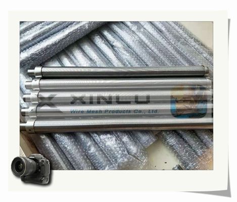 ranura inoxidable G3/4&quot; de la pantalla de alambre de acero del diámetro 316L de 38m m 0.15m m varón roscado