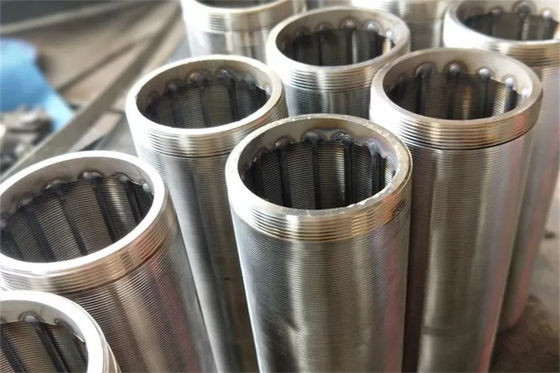 Alambre magnético de los elementos de pantalla de filtro de agua de Electropolished ningún V SS304 envolvió