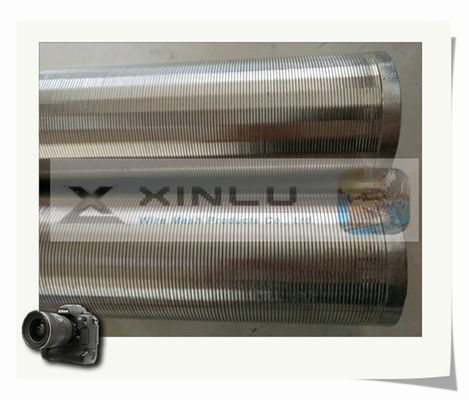 la pantalla de alambre de la ranura V de 0.05m m no instala tubos ninguna longitud de obstrucción del filtro de pantalla de la cuña 6000m m