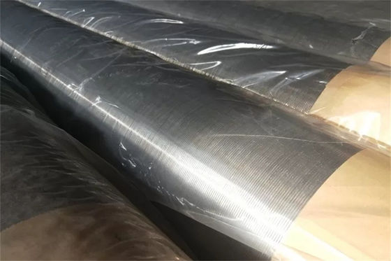 Innovador tubo de pantalla de Johnson Well envuelto en alambre para mejorar el rendimiento de filtración