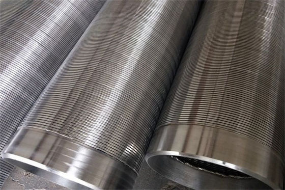 Innovador tubo de pantalla de Johnson Well envuelto en alambre para mejorar el rendimiento de filtración