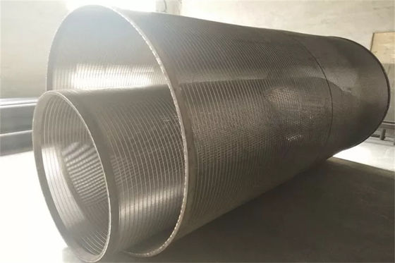 Alambre magnético de los elementos de pantalla de filtro de agua de Electropolished ningún V SS304 envolvió