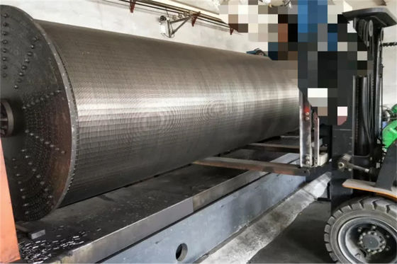 tubo de la pantalla de filtro de agua de 426m m 16-3/4” Johnson Type Wire Warp Screen