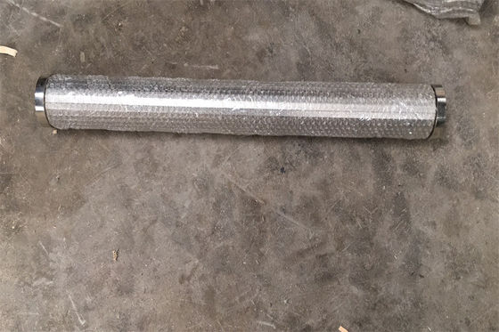 La tubería de acero a dos caras SS316L del alambre de V envolvió el filtro para pozos del tubo ranura de 0,1 - de 30m m