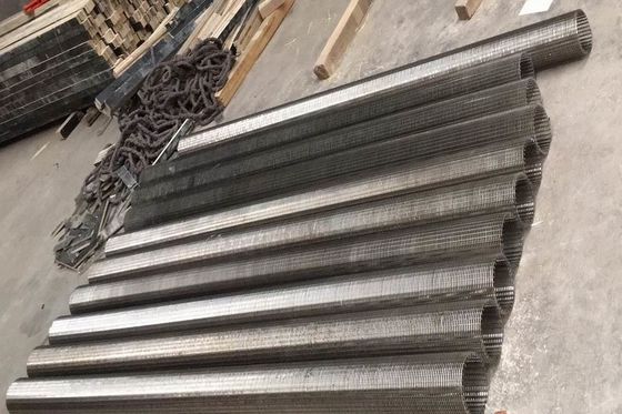 El alambre de la cuña del tubo de FITO Stainless Steel Duplex Pipe 2205 envolvió la longitud de los 2.5m
