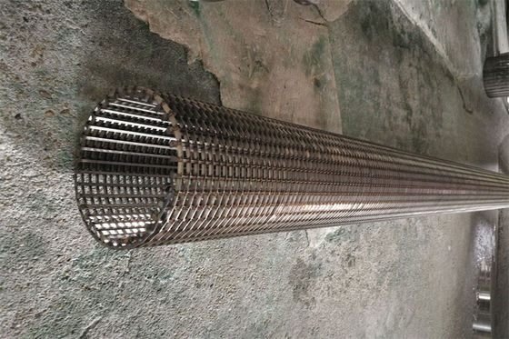 El alambre de la cuña del tubo de FITO Stainless Steel Duplex Pipe 2205 envolvió la longitud de los 2.5m