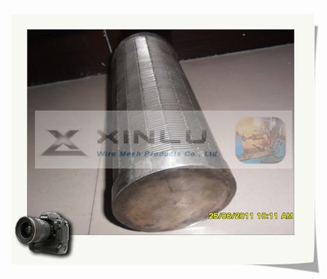 El filtro de agua SS304 equipa con inyector la boca del alambre de la cuña del tamiz de O.D 57m m