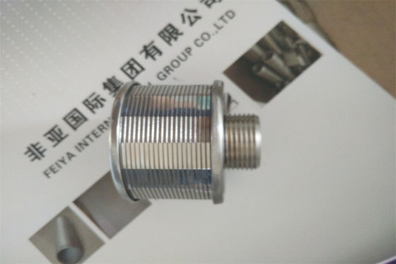 SS316L Johnson Water Filter Nozzles 2&quot; boca del tamiz de la longitud del DN 2-1/8”