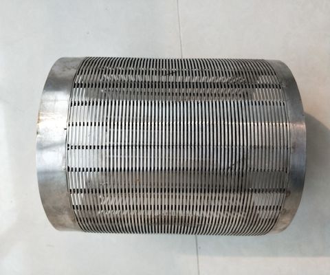 Alambre magnético de los elementos de pantalla de filtro de agua de Electropolished ningún V SS304 envolvió