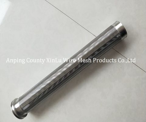Diámetro industrial del grueso 50m m de Mesh Stainless Steel Screen Tube 5m m del filtro
