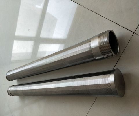 el filtro del tamiz de 89m m SS modificó el filtro para pozos continuo de la ranura para requisitos particulares