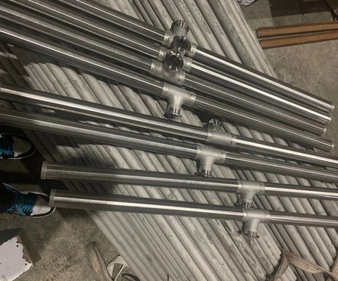 el filtro del tamiz de 89m m SS modificó el filtro para pozos continuo de la ranura para requisitos particulares