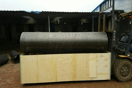 Tubo angular de la pantalla de alambre de la cuña del tamiz del tubo filtrante de la construcción fuerte SS304