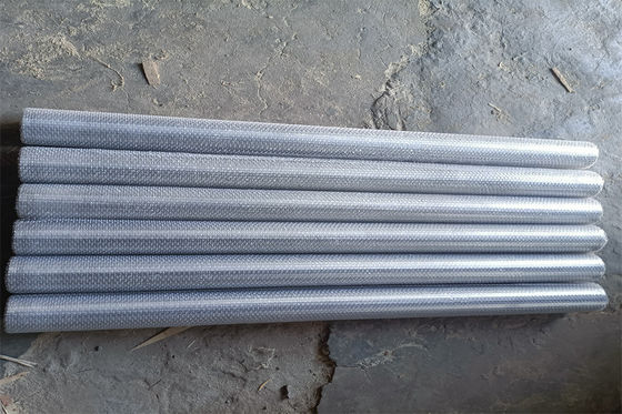 Tubo modificado para requisitos particulares moho anti de la pantalla de filtro de SUS316 Johnson Wedge Wire Screen DN 60m m