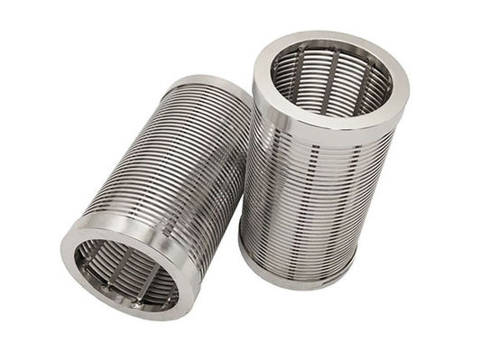 Tubo modificado para requisitos particulares moho anti de la pantalla de filtro de SUS316 Johnson Wedge Wire Screen DN 60m m