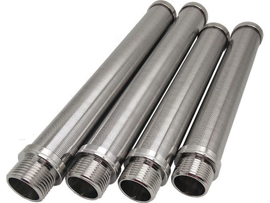 Tubo modificado para requisitos particulares moho anti de la pantalla de filtro de SUS316 Johnson Wedge Wire Screen DN 60m m