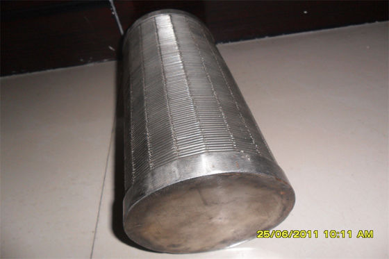 Tamiz de acero inoxidable no de obstrucción del alambre de la cuña de la división del agua de la pantalla de filtro