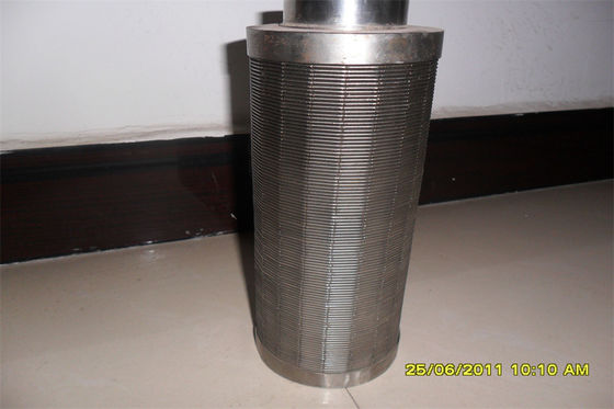 Tamiz de acero inoxidable no de obstrucción del alambre de la cuña de la división del agua de la pantalla de filtro
