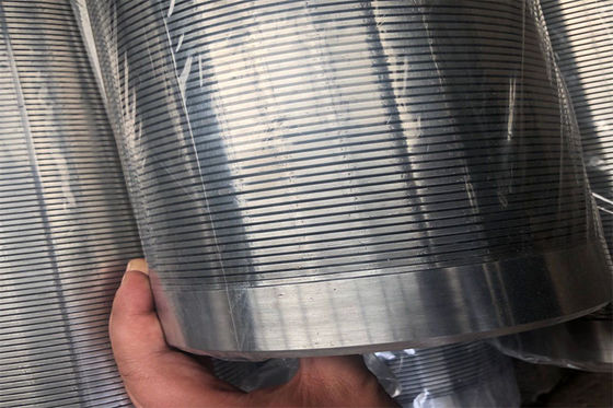 0.1 - tubo de acero inoxidable del alambre 304 antis continuos de la corrosión V de la pantalla de la ranura de 10m m