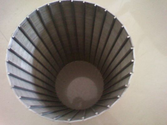 Tubo continuo del acero inoxidable AISI 316 de la pantalla de la ranura del OD 126m m