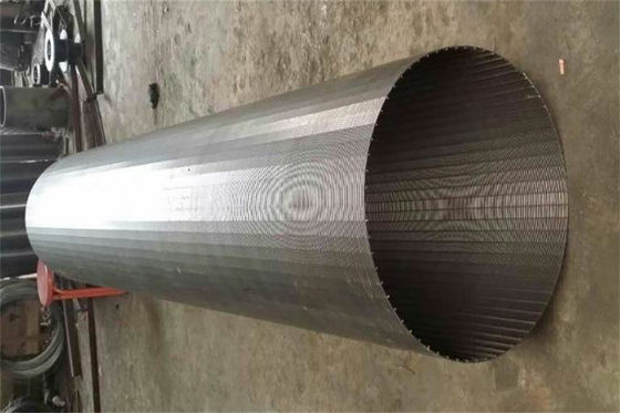 longitud continua AISI 316 Johnson Well Screen de la pantalla los 4m de la ranura de 0.1m m