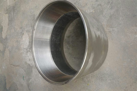 longitud continua AISI 316 Johnson Well Screen de la pantalla los 4m de la ranura de 0.1m m