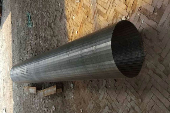 longitud continua AISI 316 Johnson Well Screen de la pantalla los 4m de la ranura de 0.1m m