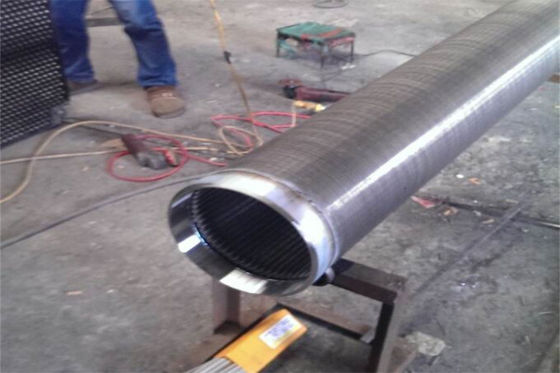 el pozo de petróleo de acero inoxidable de la longitud del filtro para pozos los 2.9m del agua de 304L 316L instala tubos antienvejecedor