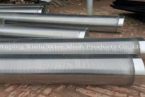 el pozo de petróleo de acero inoxidable de la longitud del filtro para pozos los 2.9m del agua de 304L 316L instala tubos antienvejecedor