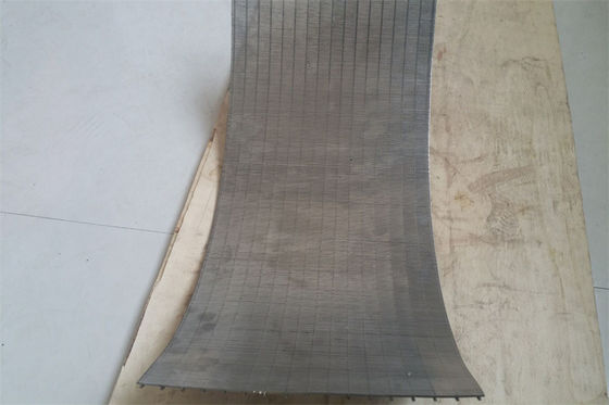 Malla de la pantalla de tamizado del proceso mineral SS316L de Johnson Static Wedge Wire Screen