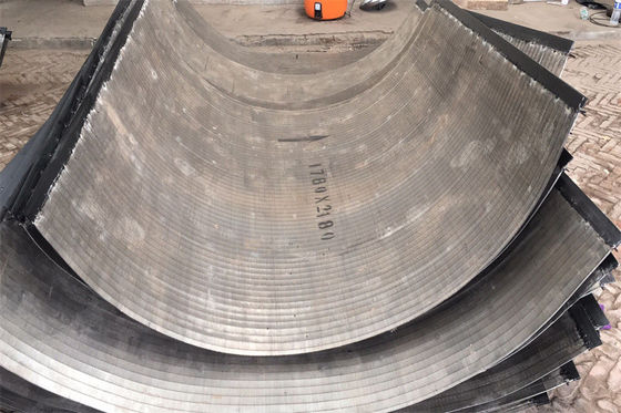 Johnson Static Sieve Bend Screen DSM Low Carbon Steel V Wire Screen